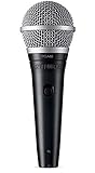 Shure PGA48 Niere Dynamisches Gesangsmikrofon mit XLR-zu-XLR-Kabel, Schwarz