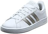 adidas Damen Grand Court Base Laufschuh, Weiß (FTW Bla/Metpla/FTW Bla), 39 1/3 EU