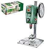 Bosch Home and Garden Tischbohrmaschine PBD 40 (710 W, Max. Bohr-Ø in Stahl/Holz: 13 mm/40 mm, Bohrhub 90mm, im Karton), Grün