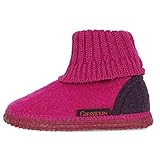 GIESSWEIN Kramsach Kids, Hüttenschuhe Unisex Kinder, Beere 375 , 28 EU