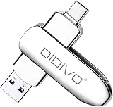 DIDIVO USB C Stick 256GB USB C Flash Laufwerk 2 in 1 USB 3.0 Typ C-Speicherstick 256GB tragbarer OTG USB Stick Pen Laufwerk Externer Speicher für USB-C-Smartphones,Tablets und Neue MacBook Laptops,PC