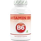 Vitamin B6 als P-5-P - 240 Tabletten extra hochdosiert mit 25 mg (Pyridoxal-5-phosphat) - Premium: Bioaktives Vitamin B6 - Laborgeprüft - Ohne unerwünschte Zusätze - Vegan