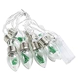 Zimmer Einrichtung LED Tring Lichter Raumdekor für Jungen Weihnachtsfeier liefert batteriebetriebene Lichter für Zelt Garten Terrasse Urlaub dekorativ Balkon Sichtschutz Schwarz (White, One Size)