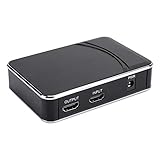 Bewinner1 Videoaufnahme-Aufnahmebox, HDMI 1080P HD-Videoaufnahme, hochauflösender multifunktionaler Kartenadapter, leistungsstarke Videobearbeitungssoftware, Audio-Video-Grabber-Konverter(EU)