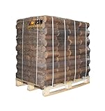 JSM-Brennholz Eichenholzbriketts Nestro - 1 Palette 960 kg (10kg x 96 Pakete) - für Kamin, Ofen, Grill, Smoker