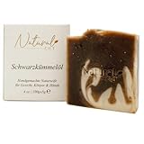 Natural Cilt Schwarzkümmelöl Seife - 100% Natürliche Inhaltsstoffe - Naturseife ohne ätherische Öle - für Gesicht , Körper und Hände