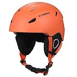 Skihelm,Skihelm Snowboardhelm Outdoor-Schneesporthelm mit herausnehmbarem Futter und Ohrpolstern