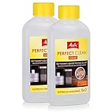 2 x Melitta 202034 Perfect Clean Espresso Maschinen Milchsystem Reiniger 250 ml