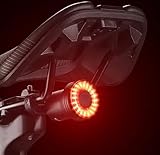 Linunity Fahrrad Rücklicht | Rücklicht Fahrrad Led StVZO Zugelassenes | Fahrrad Rücklicht USB-C Aufladbar Batterie | Fahrradlicht Hinten IPX5 Wasserdicht für Rennrad, MTB, E-Bike