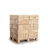 Holzbriketts Laubholz Ruf Classic Kamin Ofen Brenn Holz Heiz Grill Smoker Brikett 10kg x 30 Gebinde 300kg / 1 Palette Paligo