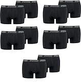 PUMA Herren Boxershorts Unterhosen 521015001 10er Pack, Artikel:Schwarz, Herren Unterwäsche und Badehose Amazon:L