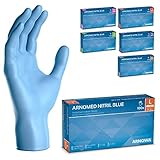 ARNOMED Nitril Einmalhandschuhe L, puderfrei, latexfrei, 100 Stück/Box, Einweghandschuhe, Blaue Nitrilhandschuhe, in Gr. S, M, L & XL verfügbar