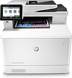 HP Color LaserJet Pro M479fnw (W1A78A) - Farb-Multifunktionsdrucker: Drucken, A4, Scannen, Kopieren, Faxen (Farbe; bis zu 27 S./Min.; USB 2.0; Gigabit Ethernet; Wi-Fi), Grau-Weiß