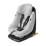 Maxi-Cosi Sommerbezug, passend für Maxi-Cosi Axissfix Kindersitz, Schonbezug Autositz, Bezug für die warmen Sommertage, Fresh Grey, grau