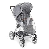 Reer RainCover Classic + Regenschutz, für Kombi-Kinderwagen mit Reißverschluss