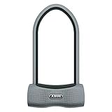 ABUS Bügelschloss 770A SmartX - Smartes Fahrradschloss mit Bluetooth und Alarm (100dB) - iOS & Android - ABUS-Sicherheitslevel 15-300 mm Bügelhöhe - Schwarz