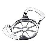 SAVORLIVING Apfelschneider Apfelteiler Edelstahl Apfelausstecher Apfel Corer 8 Klingen Silber Stainless Steel Apple Slicer, 8 Blades, Silver, 16.8 x 9 cm