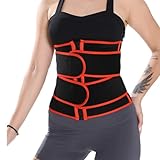 JPXJGT Women's Waist Trainer Cincher Corset Shaper Slimming Belt Shapewear Bauchweg Verstellbare Unterbrust Korsett für Shaping Training Gewichtsverlust (Color:Black,Size:S)