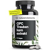 OPC Traubenkernextrakt - 240 hochdosierte Kapseln für 8 Monate - Reines OPC aus europäischen Weintrauben - Laborgeprüft, Vegan und in Deutschland produziert