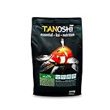 Tanoshi Koifutter - Health Plus 5 kg 4,5mm | Schwimmendes Gesundheits-Koifutter für maximale Verdaulichkeit und wenig Verdauungsstress, mit Kräuterölen und Aktivton