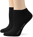 Tommy Hilfiger Damen Th Women Sneaker 2p Socken, Schwarz, 35-38 EU