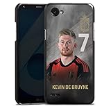 Hard Case kompatibel mit LG Q6 Schutzhülle schwarz Smartphone Backcover Rote Teufel Kevin De Bruyne RBFA