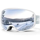 RIOROO Skibrille, Snowboard Brille für Brillenträger Herren Damen Erwachsene Jugendliche Doppel-Objektiv 100% UV-Schutz Kompatibler Helm Anti Fog Skibrillen für Skifahren Motorrad Fahrrad Skaten