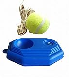 Tennis Trainer Training Übungsbälle Rückenbasis Tennis Rückentrainer Solo Tennis Trainer Rebounder Ball Tennisball Übungstrainer Tennistrainer Ball mit String