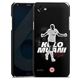 DeinDesign Hard Case kompatibel mit LG Q6 Schutzhülle schwarz Smartphone Backcover SGE Kolo Muani Eintracht Frankfurt