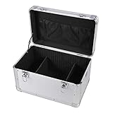 Werkzeugkoffer Hardware Toolbox Alukoffer Heavy Duty Aluminium Wetter und Dent Resistant Sicherheitsdoppel Key Lock Padded Divider und Schultergurt Multi Use Metal Box Werkzeugkasten ( Color : B )