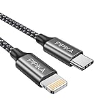 PIPIKA USB C auf Lightning Kabel [0.5M], MFi Zertifiziert Power Delivery Typ C to Lightning Ladekabel kompatibel mit iphone 13 Pro Max/13/12 Mini/1211/11 Pro/XR/XS/X/SE2/8/8 Plus