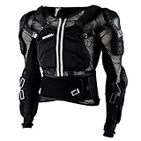 O'NEAL | Protektoren-Jacke | Motocross Enduro ATV | Verstellbare Stretchbänder, Hochschlagfestes IPX®-Material, Mesh-Paneele zur Kühlung | Underdog Protector Jacke | Erwachsene | Schwarz | Größe L