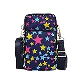 IQYU Vintage Taschen Damen Handtasche Crossbody Wallet Slots Mini Schulter Kleine Handykarte mit Guthaben für Frauen Messenger Messenger Bags Yoga Taschen Damen