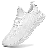 ZMBCYG Schuhe Damen Sneaker Sportschuhe Tennisschuhe Laufschuhe Turnschuhe Leichte Freizeitschuhe Straßenlaufschuhe Walkingschuhe Hallenschuhe Weiß 39