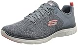 Skechers Damen Flex Appeal 4.0 Brilliant View Sneaker, Slate Knit Mesh Pink Trim, 41 EU