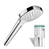 hansgrohe Duschkopf Croma Select E (Regendusche, 3 Strahlarten) weiß/chrom