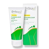 Fussbalsam Plus Camillen 60, Fußcreme mit Urea, Kamille für trockene Füsse, 200 ml