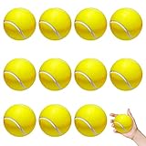 LUFEIS Schaumstoffbälle,Golfbälle Schaumstoff,12Pcs Mini Sportbälle Stressball,Antistressbälle Softball Klein Kinderball,Schaumstoff-Tennisbälle,Mini Sportbälle Tennis für Kinder und Erwachsene