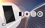 Mini-Solaranlage 360Wp (Mini-Solaranlage 360WP + Gestell + Kabel10m)