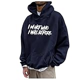 Hoodie Herren XXL Ohne Kapuze ReißVerschluss Kapuzenjacke Sweatshirts Kapuzenpullover Oversized Classic Sweatshirt Longsleeve Outdoorjacke Softshelljacke Pulli Männer Komfortable Passform Winterjacke