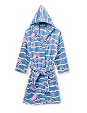 Playshoes Mädchen Bademantel Krebs 340128, 780 - Blau/Pink, 110-116