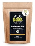 Biotiva Hanfprotein Pulver Bio 1kg - Hanfproteinpulver - 1000g Vorteilspack - Rohkost-Qualität aus österreichischem Anbau - Frei von Gluten, Soja und Laktose - Abgefüllt in Deutschland (DE-ÖKO-005)