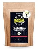 Biotiva Hibiskusblüten Tee Bio 1000g - hochwertiger Hibiskusblütentee (Hibisci flos) getrocknet - Abgefüllt und kontrolliert in Deutschland (DE-ÖKO-005)