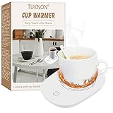 Tassenwärmer Getränkewärmer,Becherwärmer,Tassenwärmer,USB Tassenwärmer,Tassenwärmer Elektrisch,Cup Warmer,Kaffeewärmer,USB Getränkewärmer Konstante Temperatur 55°C,Getränkewärmer für Tee,Kakao,Milch