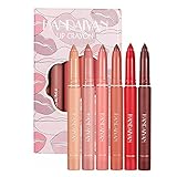 Anglicolor Lipliner Set Cremiger Lipliner Stift Lipliner mit Spitzern Matte Lip Liner Glatt und Weich Nicht Trocken Einfach zu Bedienen Tierversuchsfrei Ideal für alle Hauttypen (Set A)