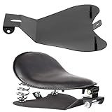 Motorrad Solo Sitz Grundplatte Stahl Motorrad Sitz Feder Grundplatte Halterung Halterung Kit Passend für Bobber Chopper Schwarz