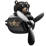 Ericetion Cartoon Bär Pilot Auto Lufterfrischer Automotive Air Outlet Lüfterfrischer Vent Clips Aroma Diffusor Auto Parfüm Aromatherapie Ornament Auto Zubehör