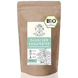 Basischer Kräutertee in Bio-Qualität zur basischen Ernährung mit Brennnessel, 100g (Ca. 40 Tassen) – Tea2Be by Sarenius