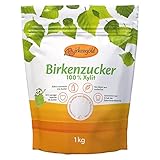 Birkengold Birkenzucker Xylit 1 kg Beutel | 100 % Premium Xylit aus Finnland | aus Birken- und Buchenrinde | vegan | glutenfrei