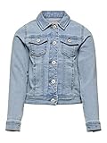 Only Mädchen Konsara Light Blue Dnm Jacket Noos Jeansjacke, Denim, 152